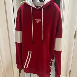 Marco Way Red Designer Hoodie
